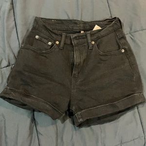 ‼️SOLD‼️Black Mom Shorts